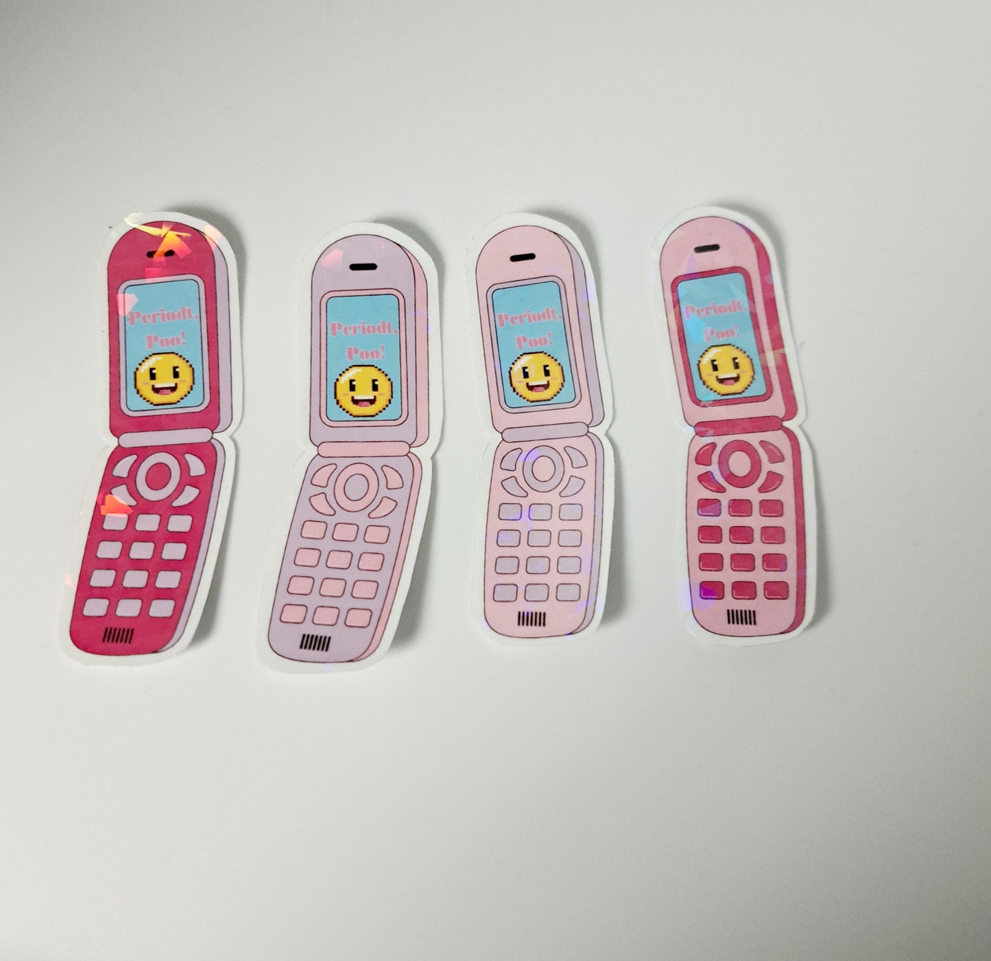 Retro Flip Phone Sticker